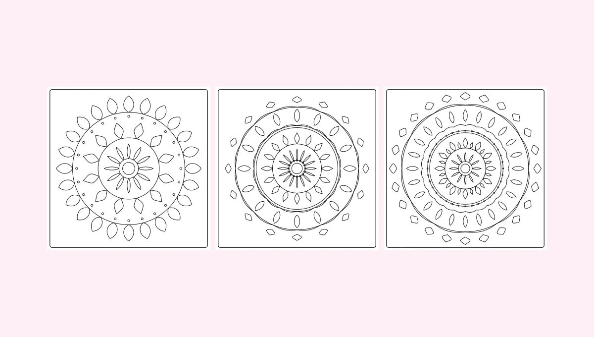 Coloriages mandala à imprimer gratuitement : 6 planches par âge